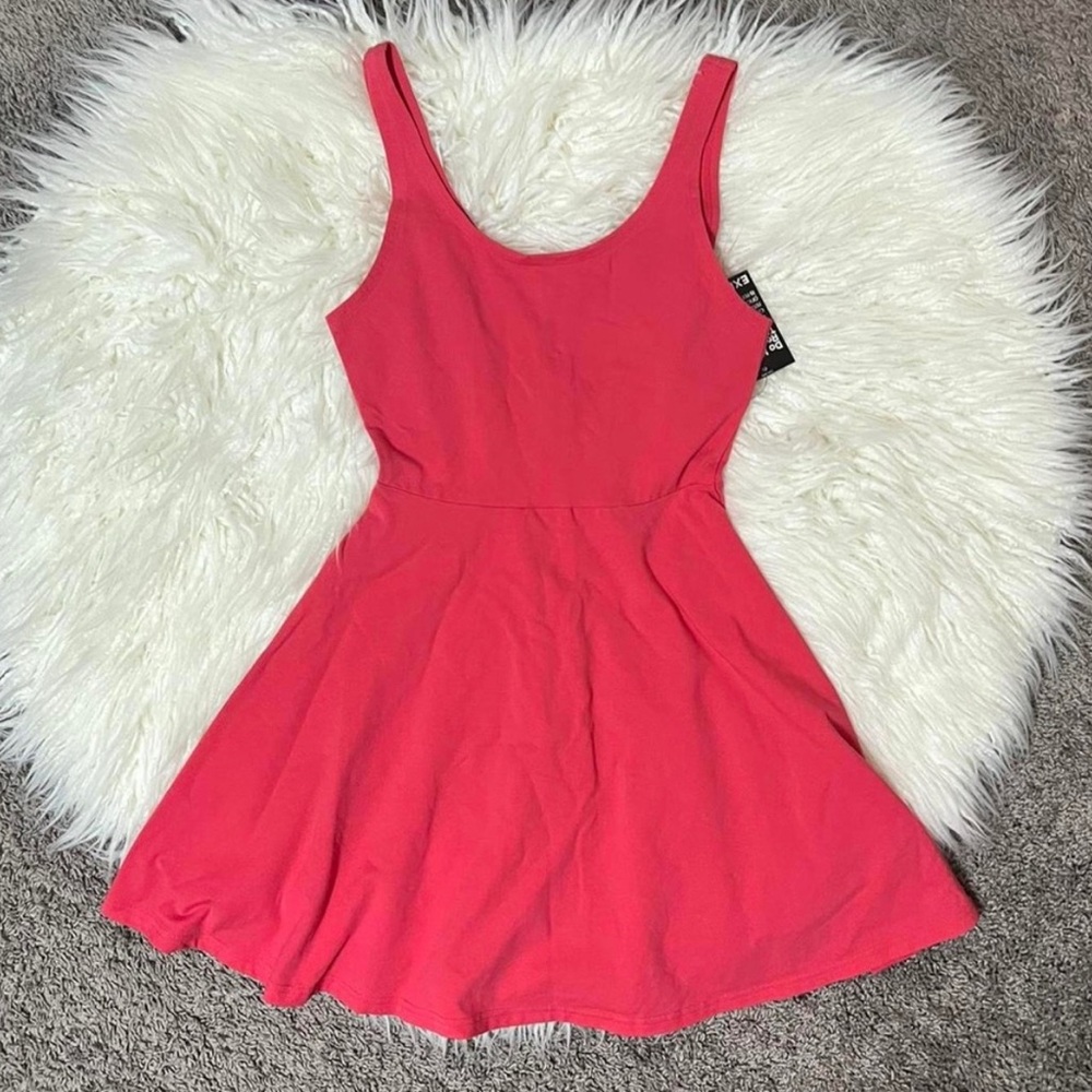 Express Vibrant Pink Mini Dress